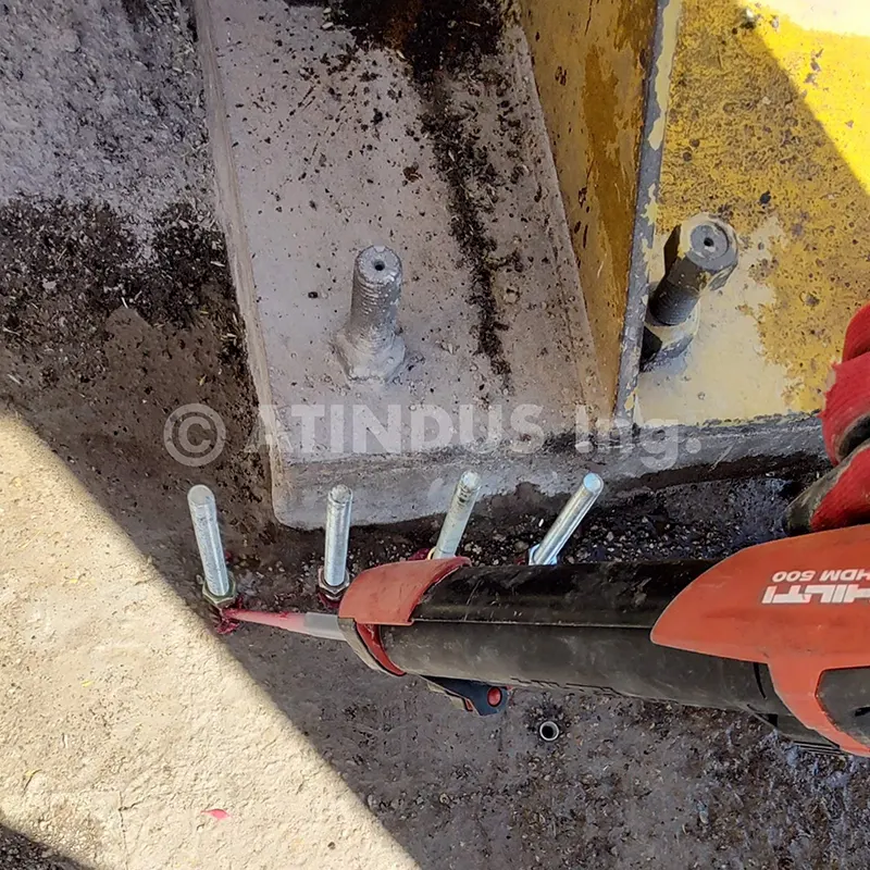 Atindus - Anclaje quimico Hilti